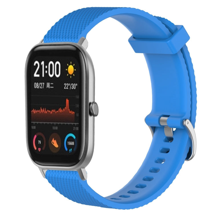 20mm Diamond Textured Silicone Watch Band, For Amazfit GTR 42MM, For Amazfit GTS