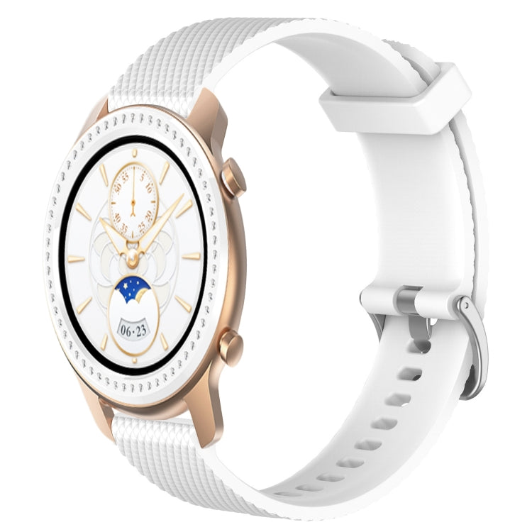 20mm Diamond Textured Silicone Watch Band, For Amazfit GTR 42MM, For Amazfit GTS