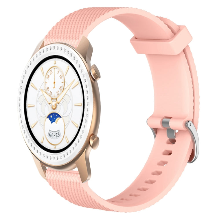 20mm Diamond Textured Silicone Watch Band, For Amazfit GTR 42MM, For Amazfit GTS