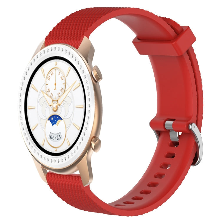 20mm Diamond Textured Silicone Watch Band, For Amazfit GTR 42MM, For Amazfit GTS