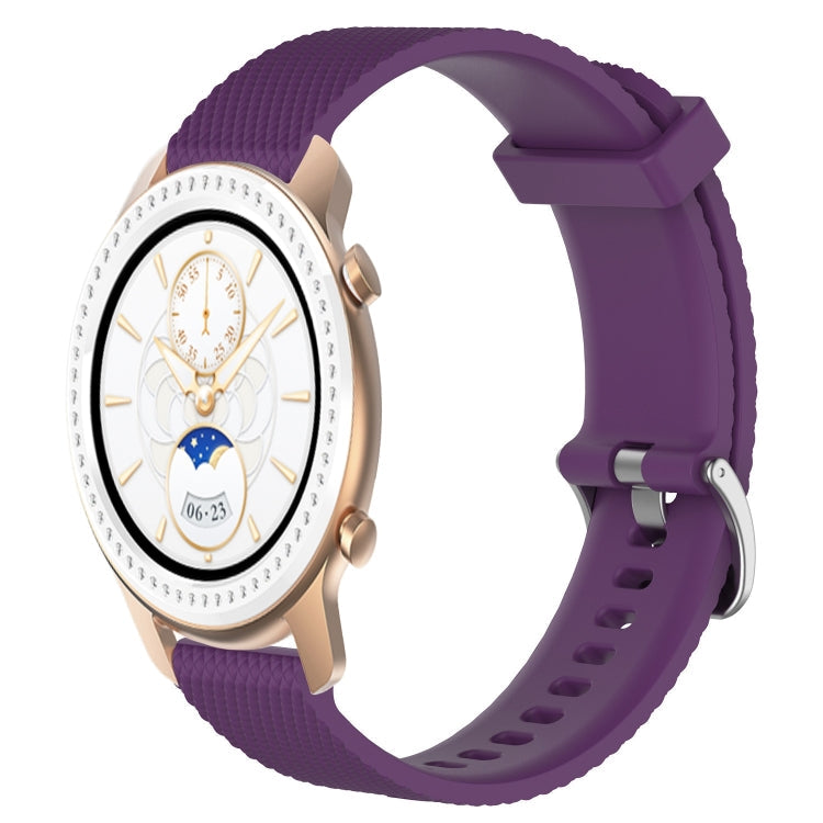 20mm Diamond Textured Silicone Watch Band, For Amazfit GTR 42MM, For Amazfit GTS