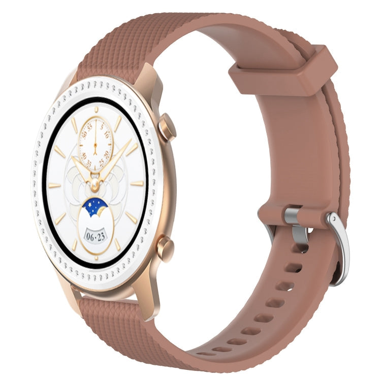 20mm Diamond Textured Silicone Watch Band, For Amazfit GTR 42MM, For Amazfit GTS