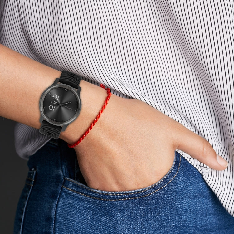 20mm Diamond Textured Silicone Watch Band, For Amazfit Pop, For Amazfit GTS 2
