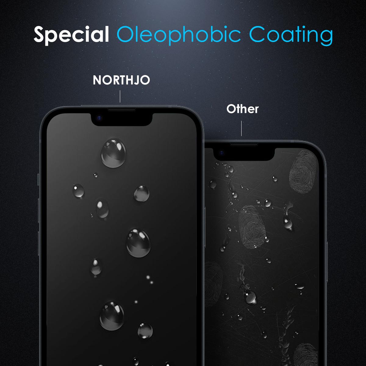 For iPhone 16e NORTHJO A++ Screen Protector Tempered Glass Film(Clear)