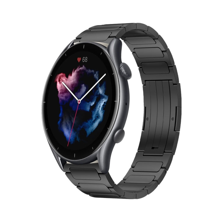 22mm I-Shaped Titanium Alloy Watch Band, For Amazfit GTR 4 Pro, For Amazfit GTR 4, For Amazfit GTR 3 Pro, For Amazfit GTR 3
