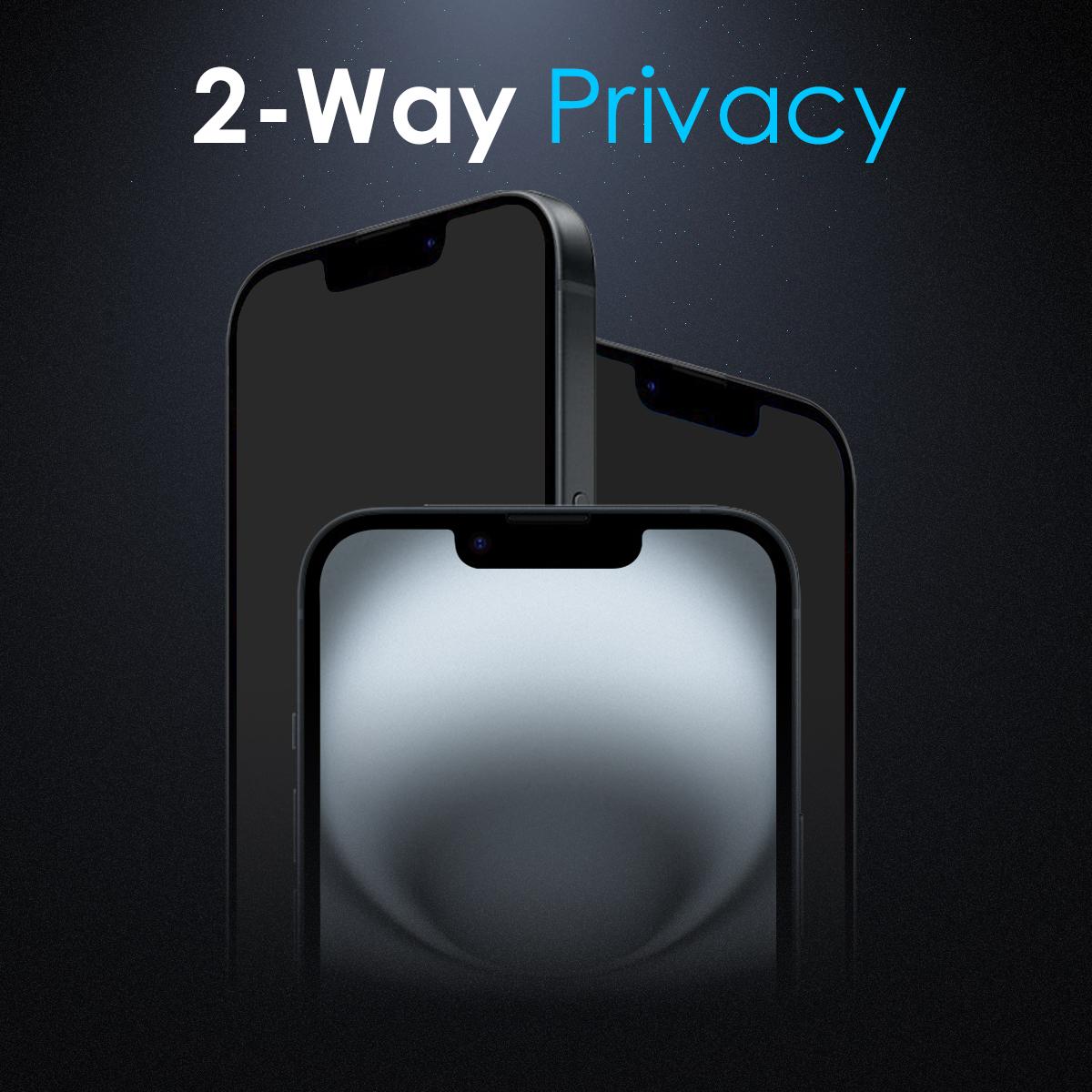 For iPhone 16e NORTHJO A++ 0.3mm 28 Degree Privacy Screen Tempered Glass Film