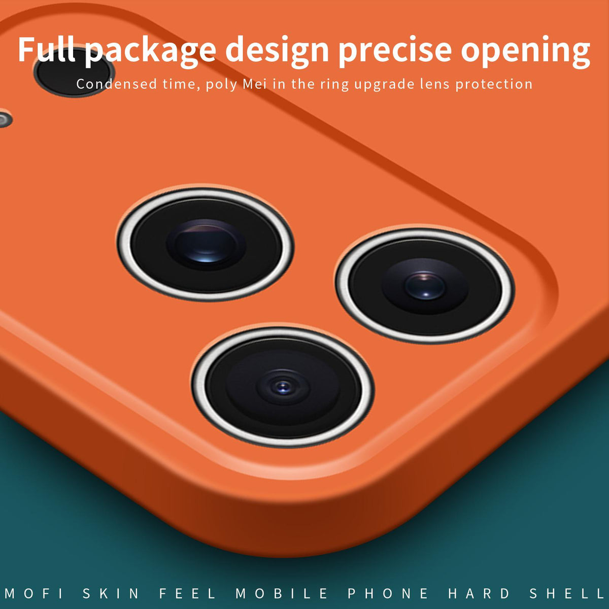 Compatible with iPhone 18 Pro Max MOFI Qin Series Skin Feel All-inclusive PC Phone Case - Blue