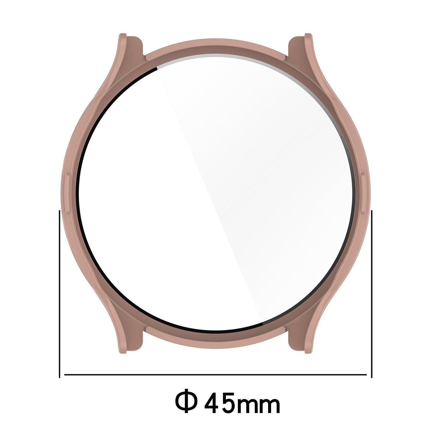 For Garmin Venu 3 PC + Tempered Film Integrated Watch Protective Case(Black)