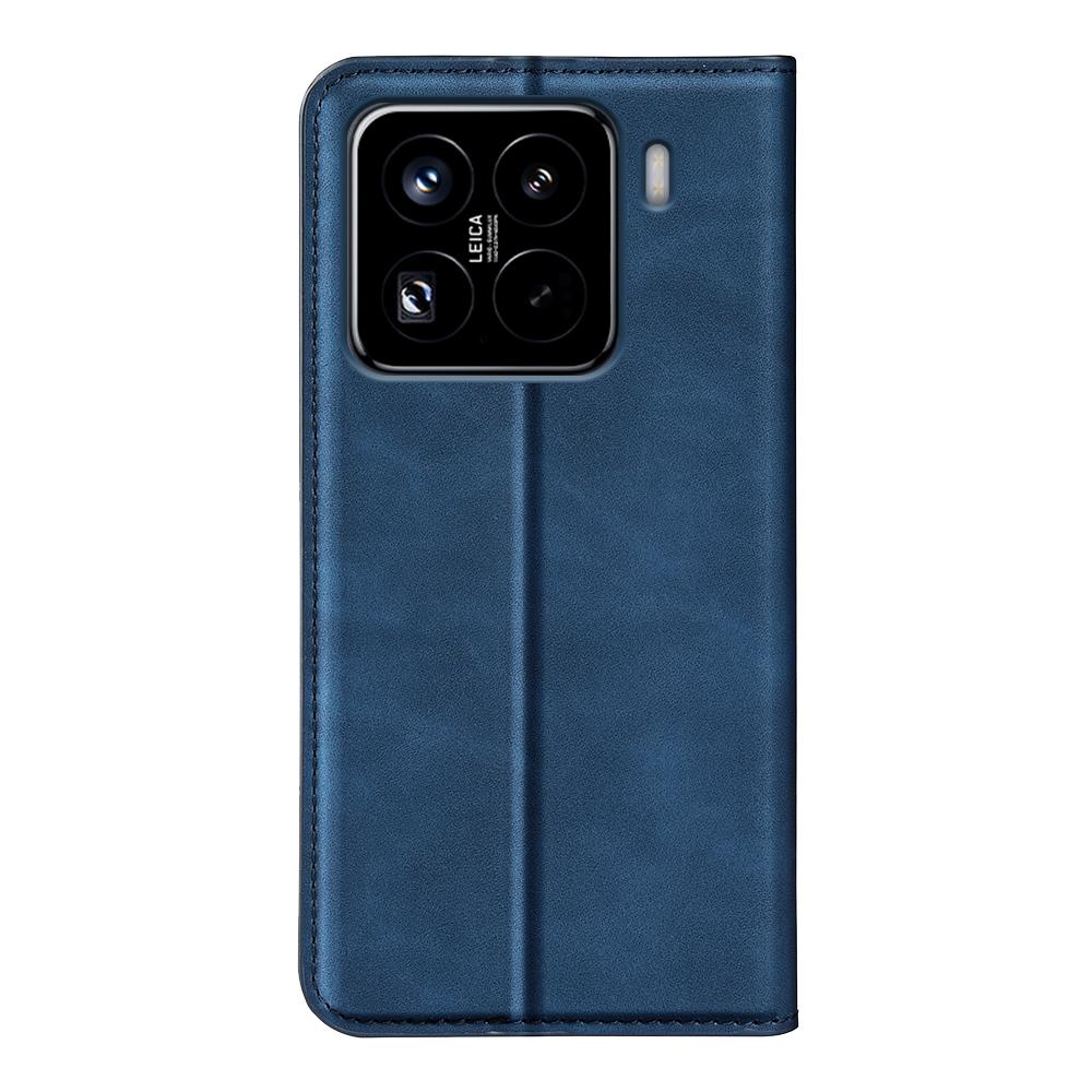 For Xiaomi 15 Pro Retro-skin Magnetic Suction Leather Phone Case(Dark Blue)