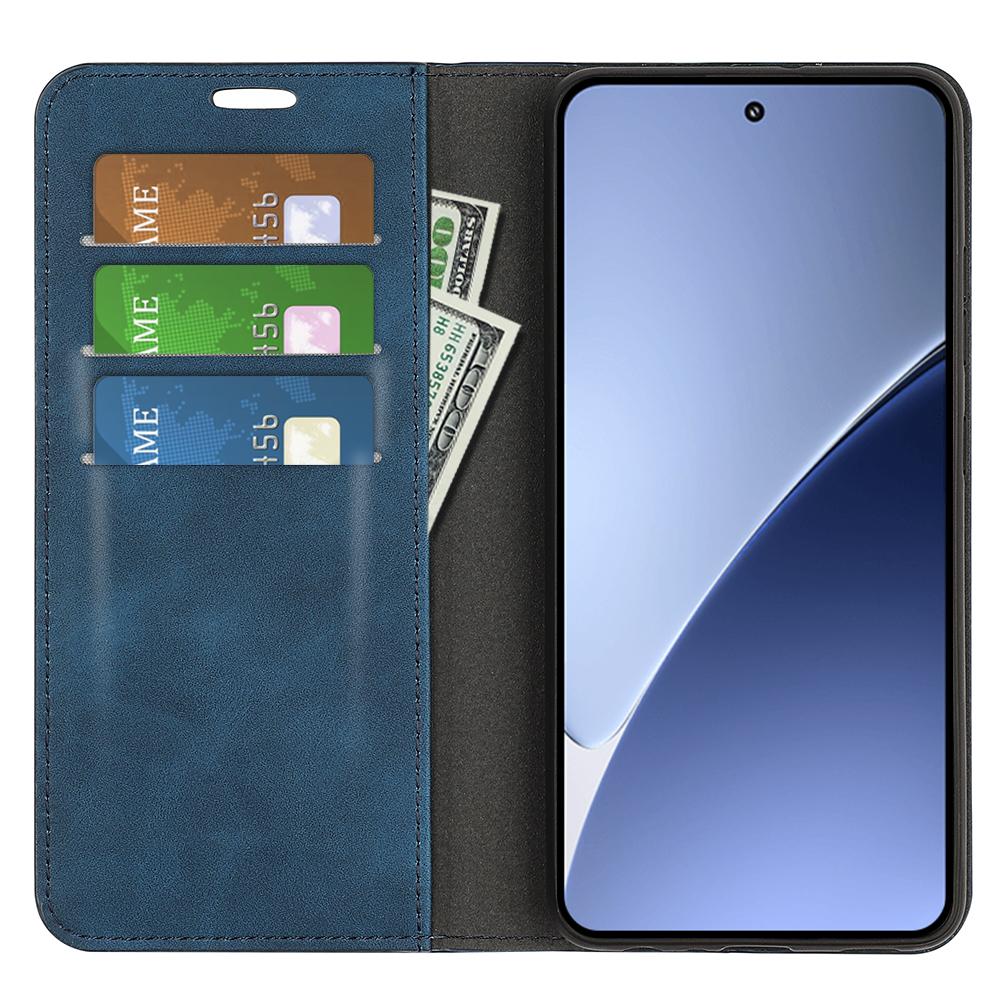 For Xiaomi 15 Pro Retro-skin Magnetic Suction Leather Phone Case(Dark Blue)