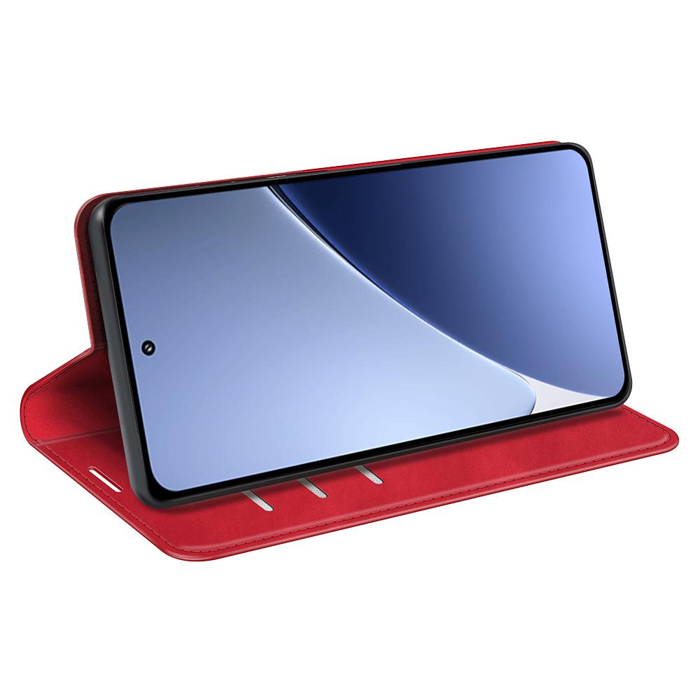 For Xiaomi 15 Pro Retro-skin Magnetic Suction Leather Phone Case(Red)