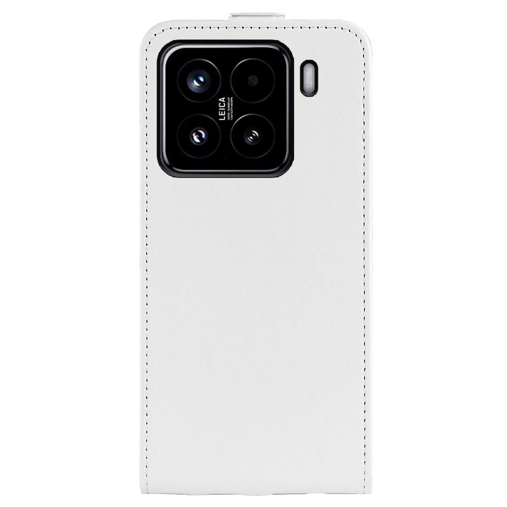 For Xiaomi 15 R64 Texture Single Vertical Flip Leather Phone Case(White)