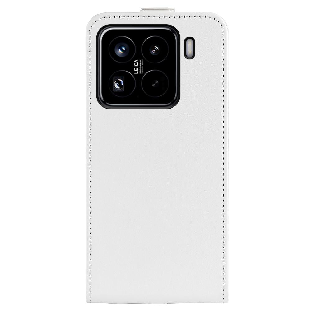 For Xiaomi 15 Pro R64 Texture Single Vertical Flip Leather Phone Case(White)