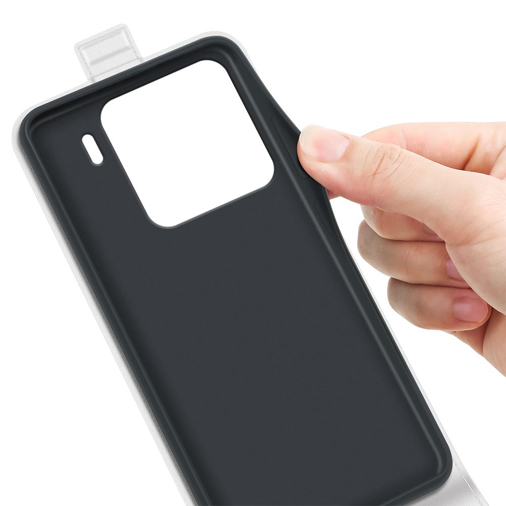 For Xiaomi 15 Pro R64 Texture Single Vertical Flip Leather Phone Case(White)