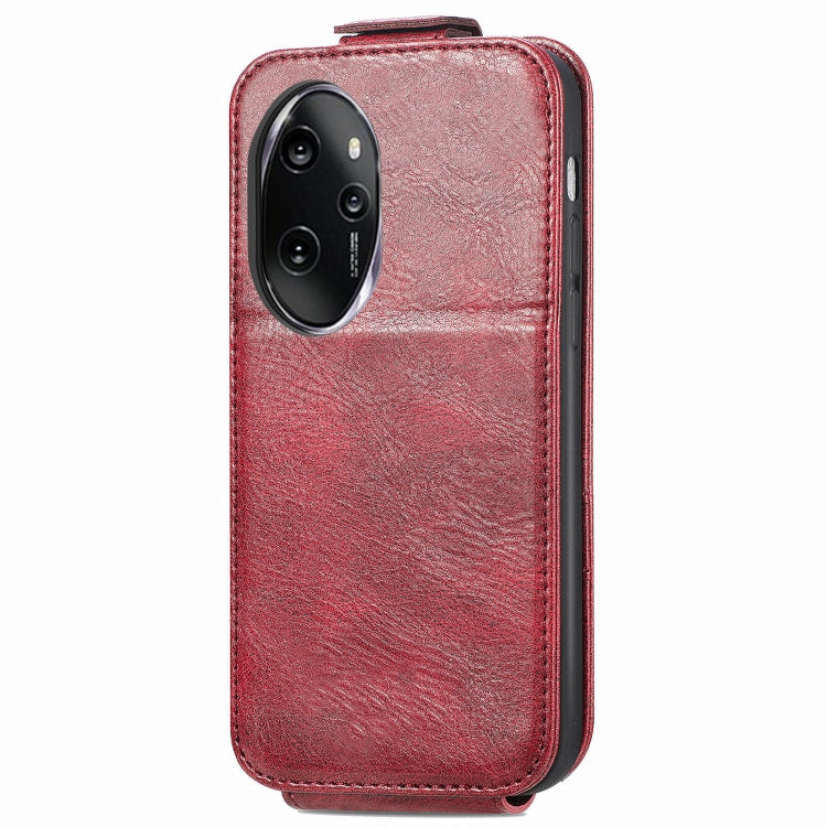 For Honor 100 Pro Zipper Wallet Vertical Flip Leather Phone Case(Red)
