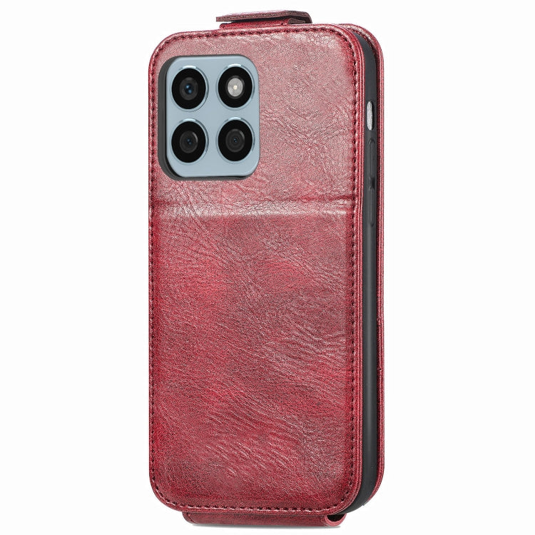 For Honor X8b Zipper Wallet Vertical Flip Leather Phone Case(Red)