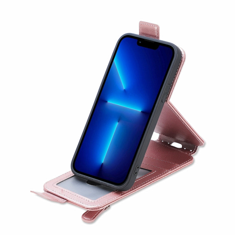 For Honor X50i 5G Zipper Wallet Vertical Flip Leather Phone Case(Pink)