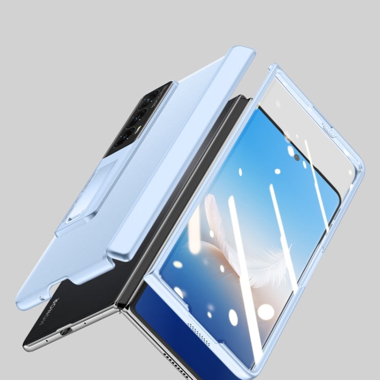 For Honor Magic VS Pioneer Skin-Feel Case-film Integral Hinge Shockproof Phone Case(Blue)