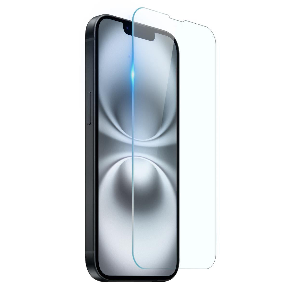 For iPhone 16e NORTHJO 3 in 1 TPU Phone Case with Screen Film and Lens Film(Clear)