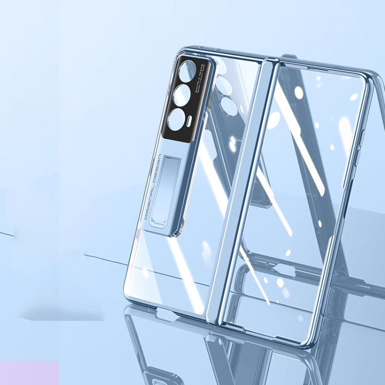 For Honor Magic Vs2 Electroplated Case-film Integral Hinge Shockproof Phone Case(White)