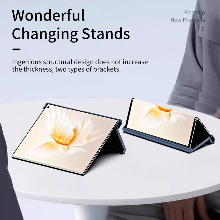 For Honor V Purse Litchi Leather All-inclusive Shockproof Phone Case(Blue)