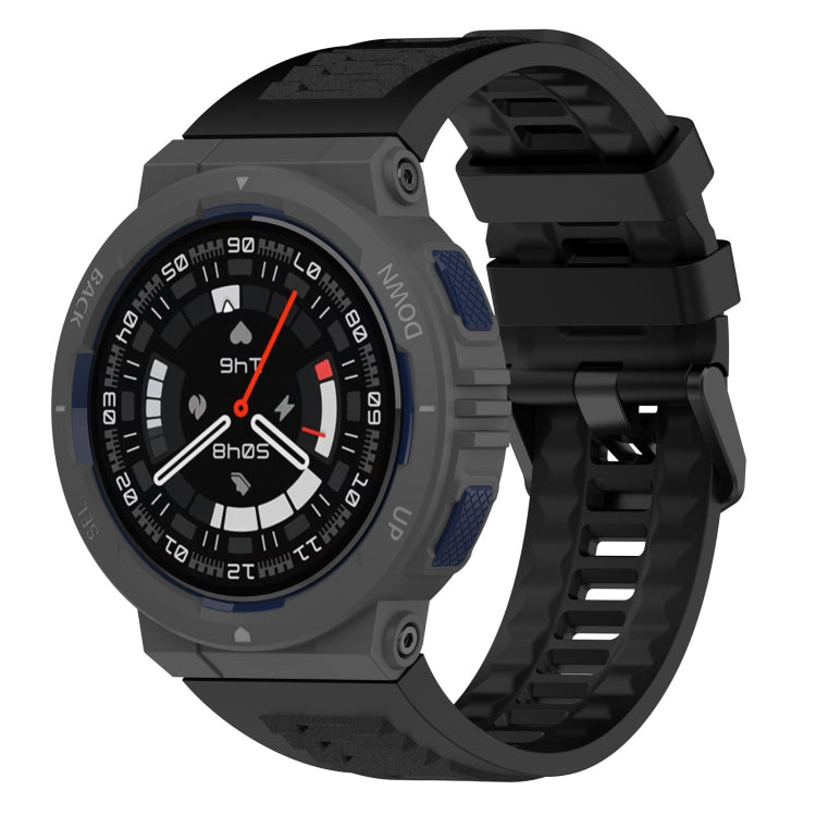 Solid Color Silicone Watch Band, For Amazfit Active Edge A2212