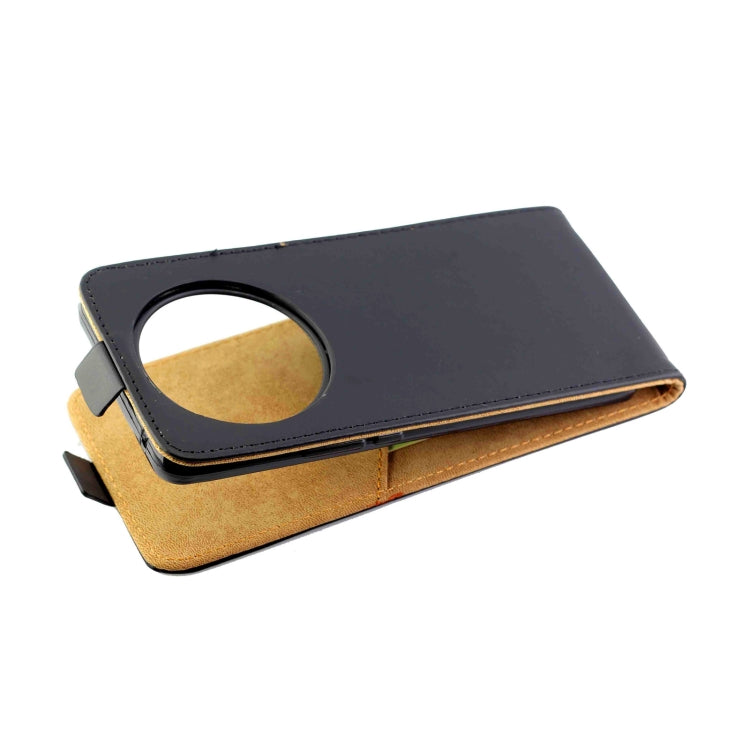 For Honor X50 Vertical Flip Leather Phone Case with Card Slot(Black)