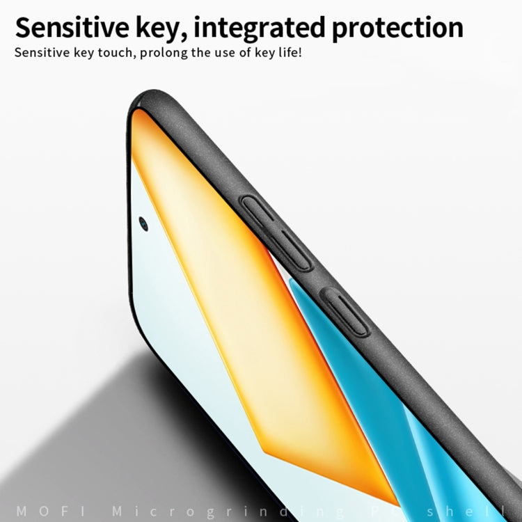 For Honor 90 GT MOFI Fandun Series Frosted PC Ultra-thin All-inclusive Phone Case(Blue)