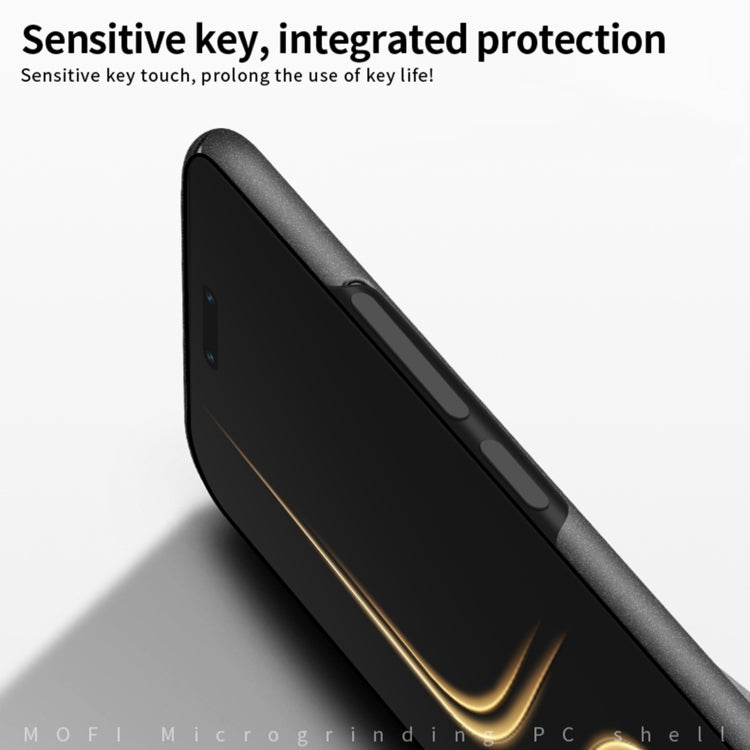 For Honor Magic6 Ultimate MOFI Fandun Series Frosted PC Ultra-thin All-inclusive Phone Case(Black)