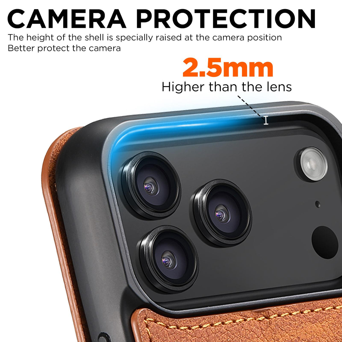 Compatible with iPhone 18 Pro Max Suteni J06 Retro Matte Litchi Texture Leather MagSafe Phone Case - Khaki