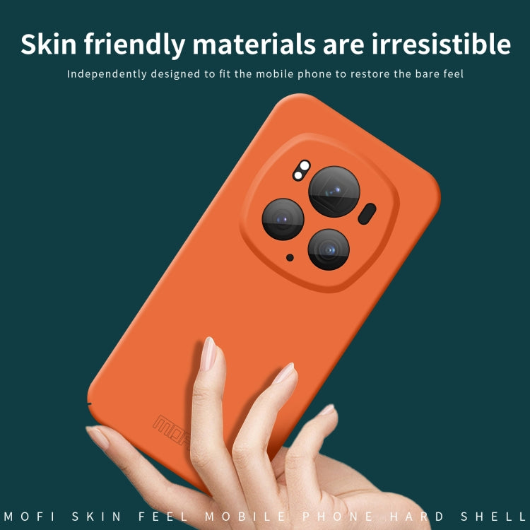 For Honor Magic6 Pro MOFI Qin Series Skin Feel All-inclusive PC Phone Case(Orange)