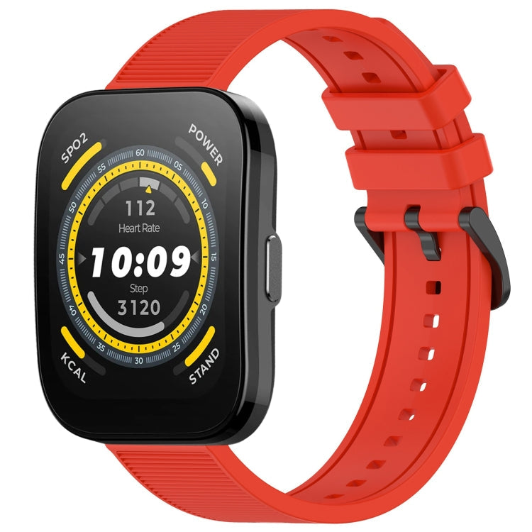 22mm Textured Silicone Solid Color Watch Band, For Amazfit Balance, For Amazfit BIP 5