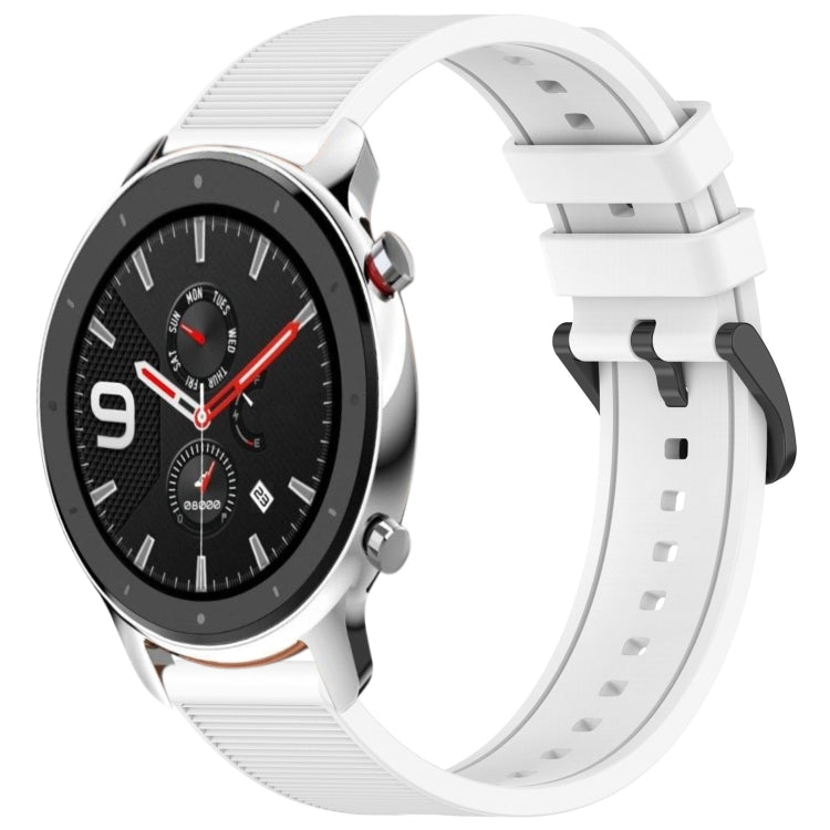 22mm Textured Silicone Solid Color Watch Band, For Amazfit GTR 4 Pro, For Amazfit GTR 4