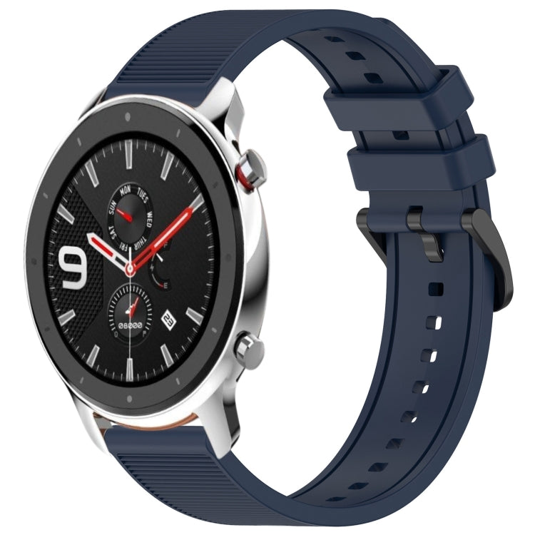 22mm Textured Silicone Solid Color Watch Band, For Amazfit GTR 4 Pro, For Amazfit GTR 4