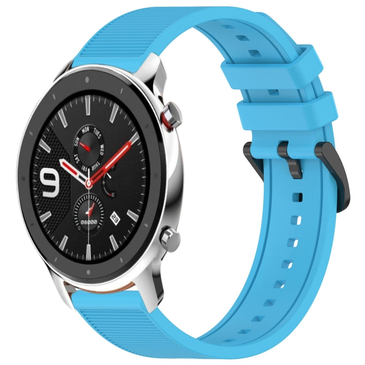 22mm Textured Silicone Solid Color Watch Band, For Amazfit GTR 4 Pro, For Amazfit GTR 4