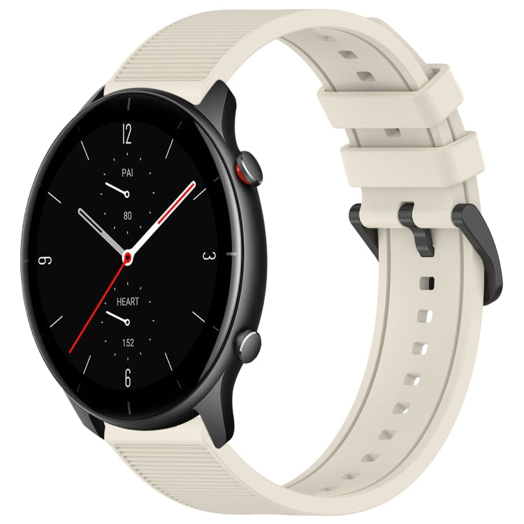 22mm Textured Silicone Solid Color Watch Band, For Amazfit GTR 2e, For Amazfit GTR 2