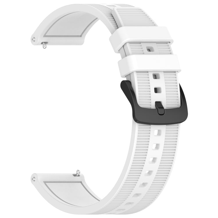 22mm Textured Silicone Solid Color Watch Band, For Amazfit 3
