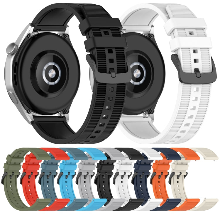 22mm Textured Silicone Solid Color Watch Band, For Amazfit GTR 2e, For Amazfit GTR 2
