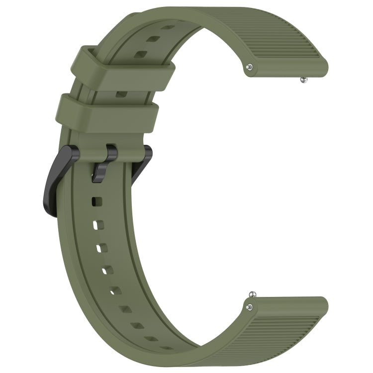 22mm Textured Silicone Solid Color Watch Band, For Amazfit 3