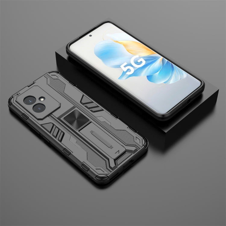 For Honor 100 Supersonic Armor PC Hybrid TPU Phone Case(Black)