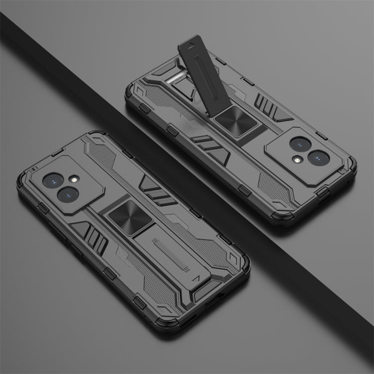 For Honor 100 Supersonic Armor PC Hybrid TPU Phone Case(Black)