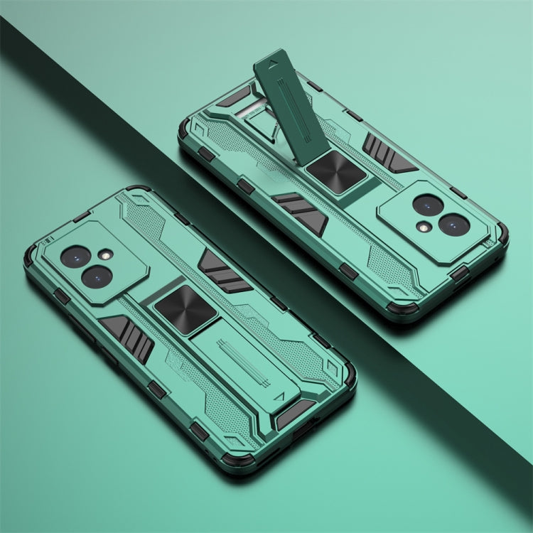 For Honor 100 Supersonic Armor PC Hybrid TPU Phone Case(Green)