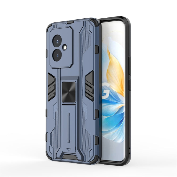 For Honor 100 Supersonic Armor PC Hybrid TPU Phone Case(Blue)