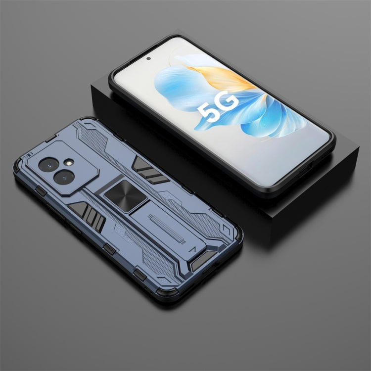 For Honor 100 Supersonic Armor PC Hybrid TPU Phone Case(Blue)