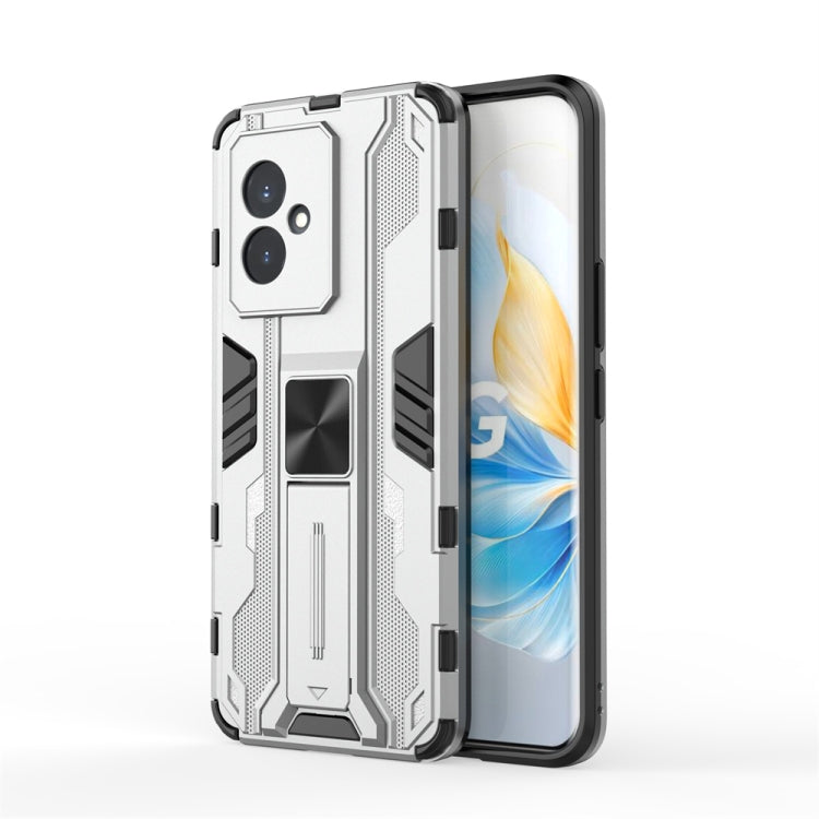 For Honor 100 Supersonic Armor PC Hybrid TPU Phone Case(Silver)