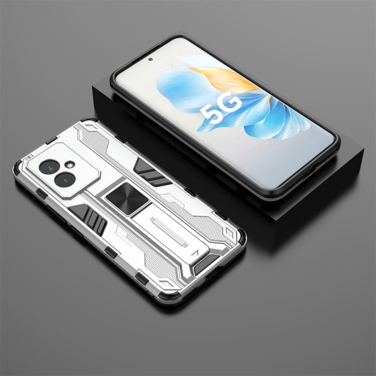 For Honor 100 Supersonic Armor PC Hybrid TPU Phone Case(Silver)