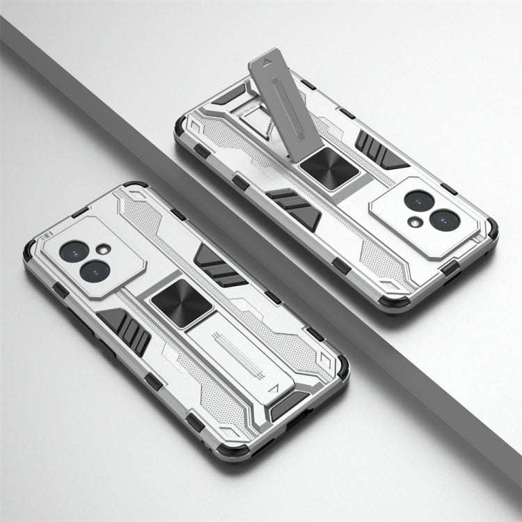 For Honor 100 Supersonic Armor PC Hybrid TPU Phone Case(Silver)