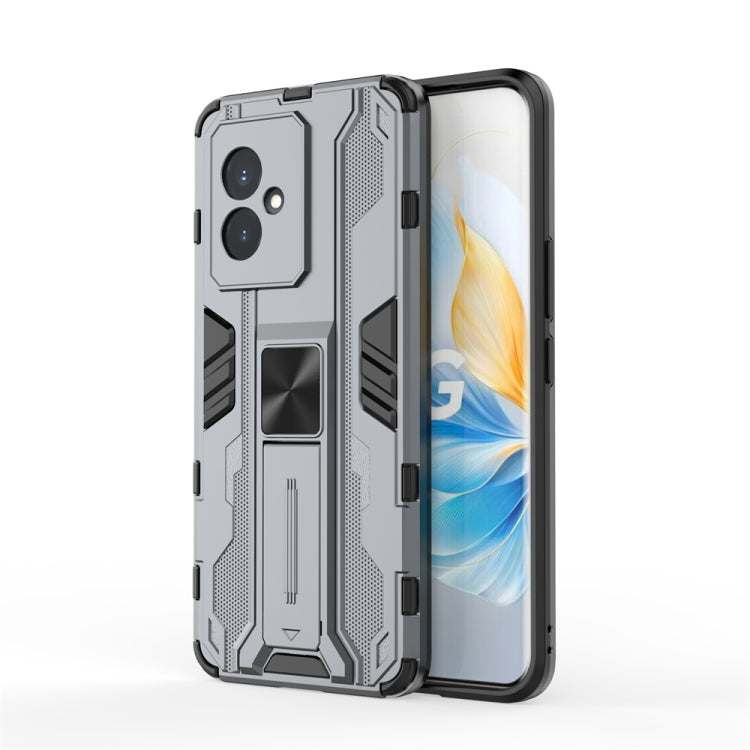 For Honor 100 Supersonic Armor PC Hybrid TPU Phone Case(Grey)