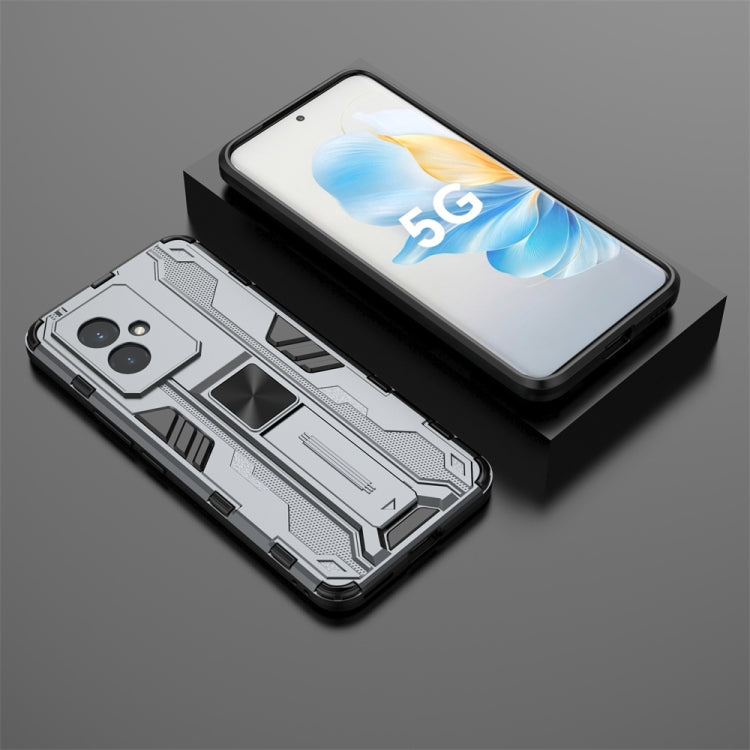 For Honor 100 Supersonic Armor PC Hybrid TPU Phone Case(Grey)