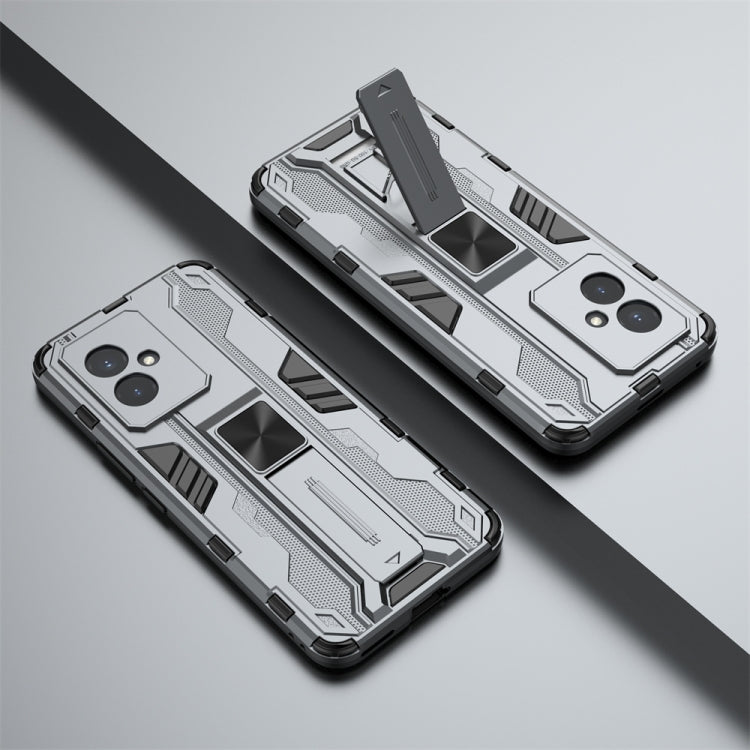 For Honor 100 Supersonic Armor PC Hybrid TPU Phone Case(Grey)